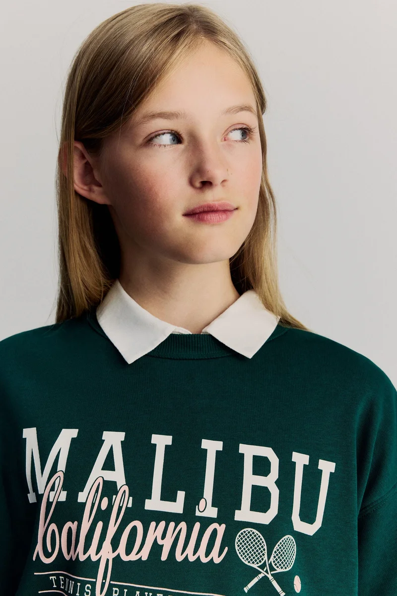 اتش اند ام بلوزة بطبعة مميزة